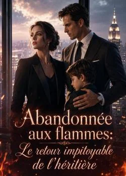 Couverture du roman Abandonnée aux flammes: Le retour impitoyable de l'héritière