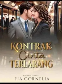 Sampul Novel Kontrak Cinta Terlarang