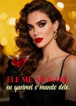 Capa do romance Ele me afogou, eu queimei o mundo dele.