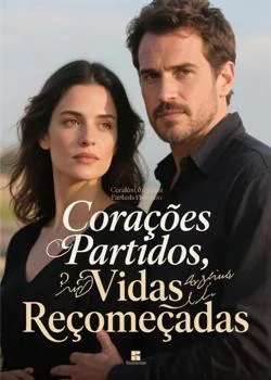 Capa do romance Corações Partidos, Vidas Recomeçadas