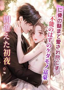 間違えた初夜。不能のはずのケダモノ富豪に骨の髄まで愛され尽くす。 の小説カバー