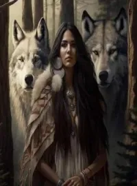 Couverture du roman Le chant des loups