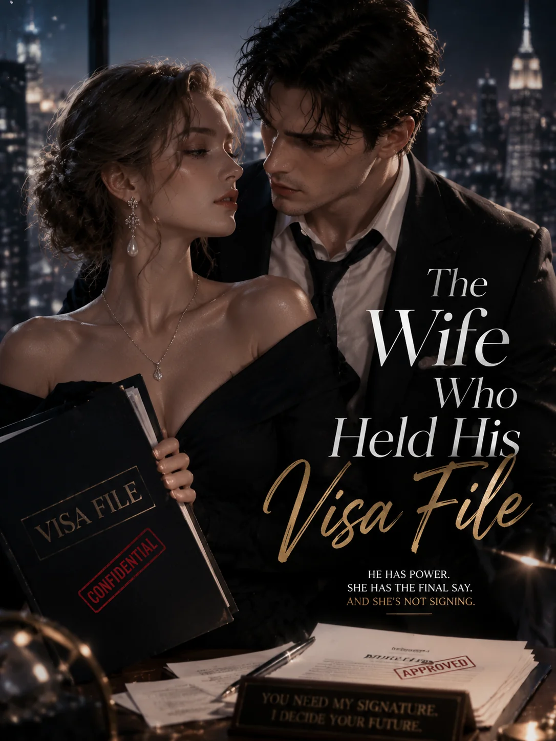 The Wife Who Held His Visa File Novel Cover