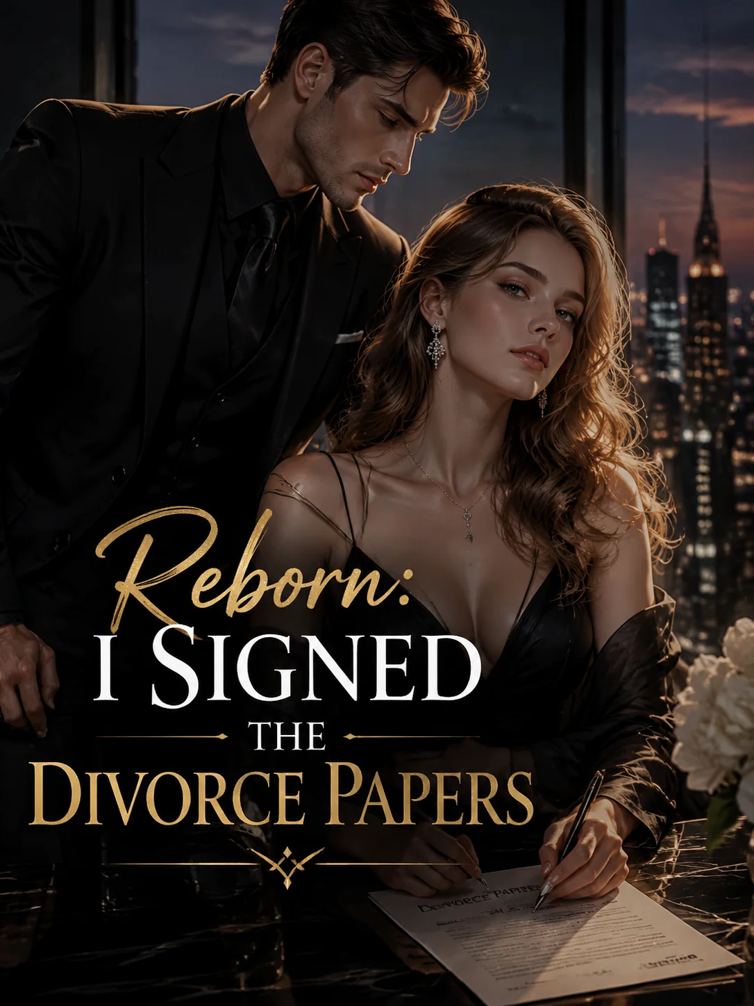 Reborn: I Signed the Divorce Papers Novel Cover