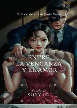 Portada de la novela Sólo existe una delgada línea entre la venganza y el amor.