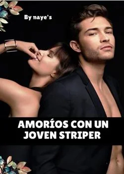 Portada de la novela Amoríos con un joven striper 