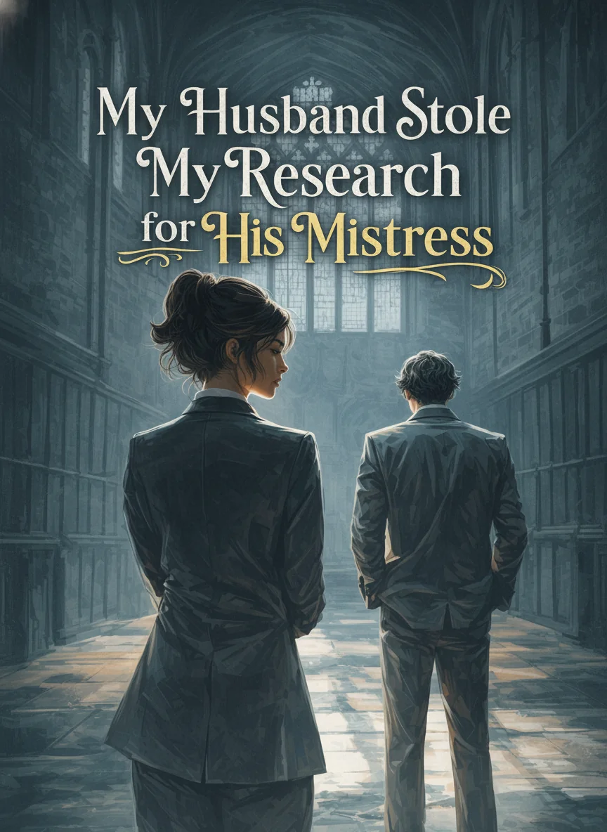 My Husband Stole My Research for His Mistress Novel Cover