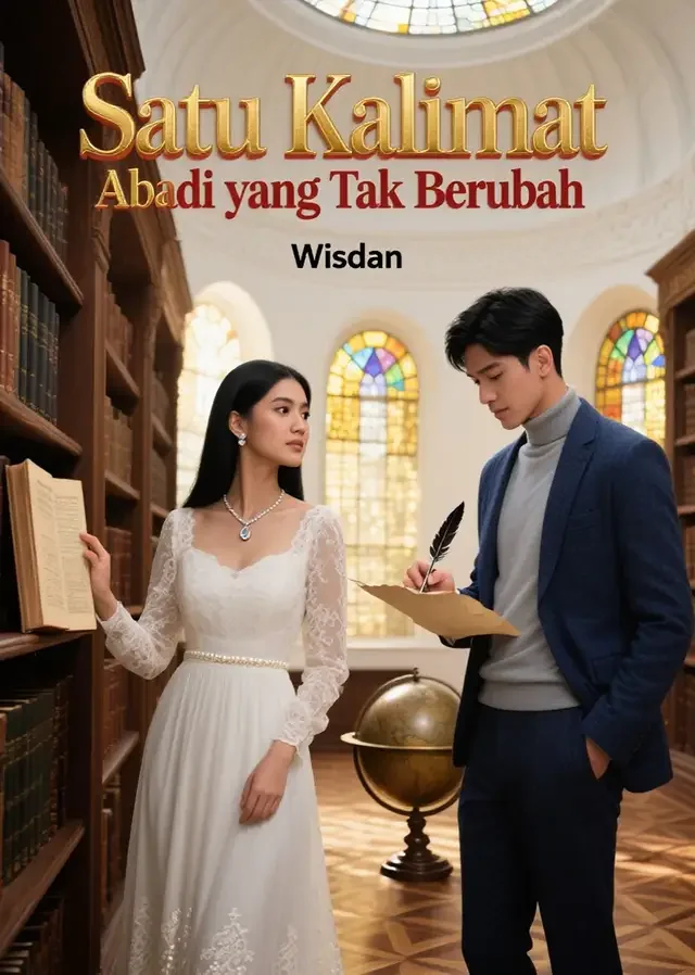 Sampul Novel Satu Kalimat Abadi yang Tak Berubah