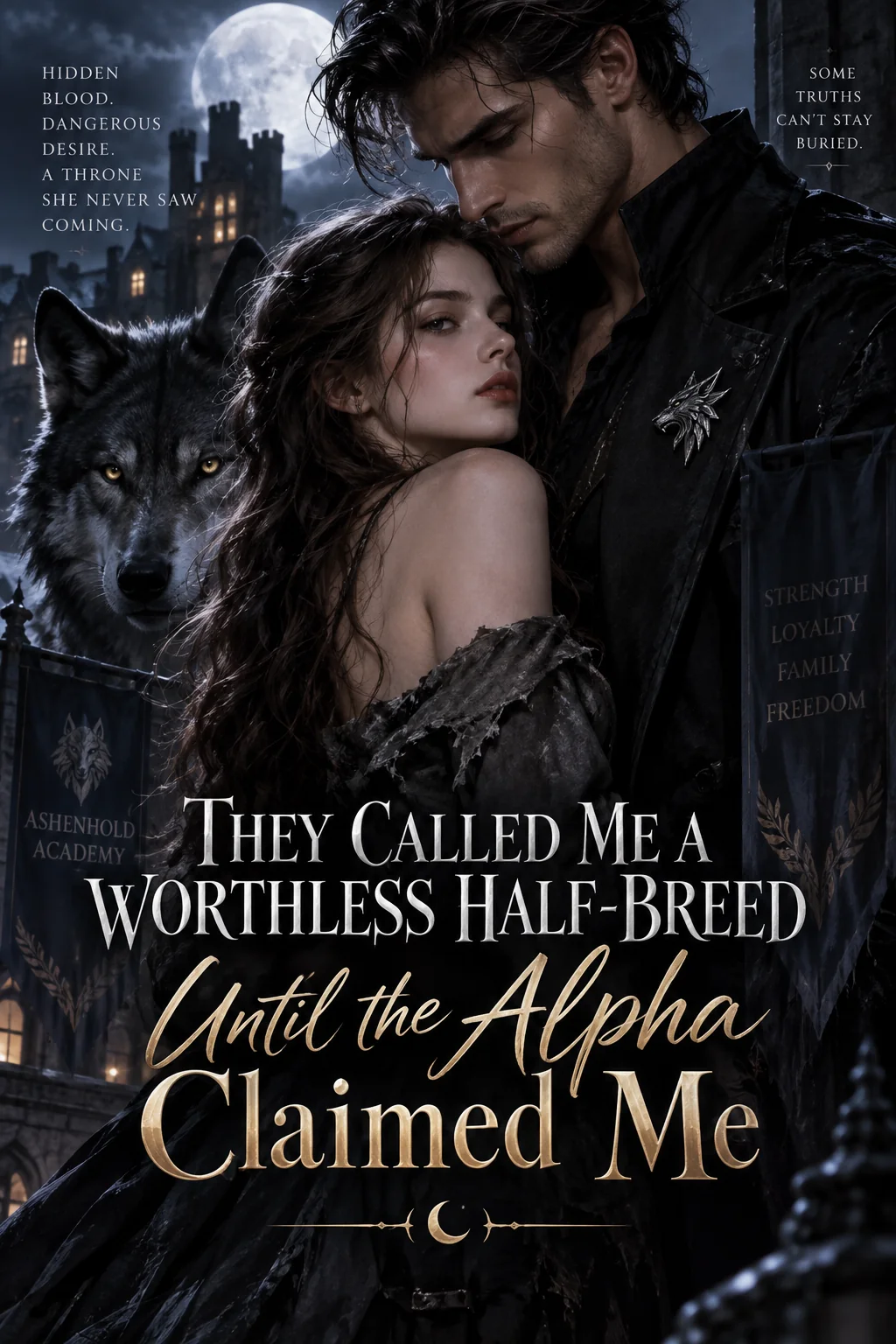They Called Me a Worthless Half-Breed Until the Alpha Claimed Me Novel Cover