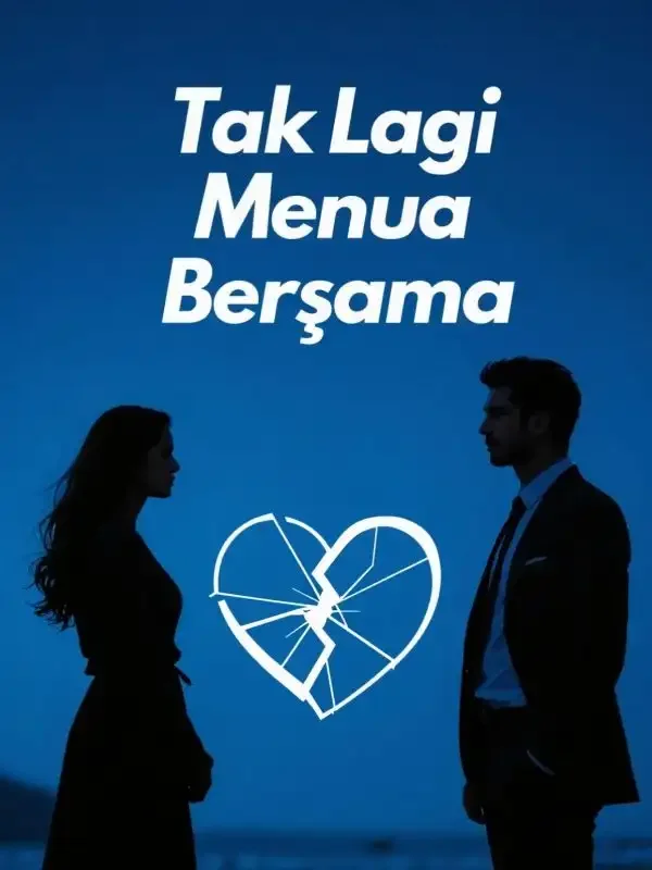 Sampul Novel Tak Lagi Menua Bersama