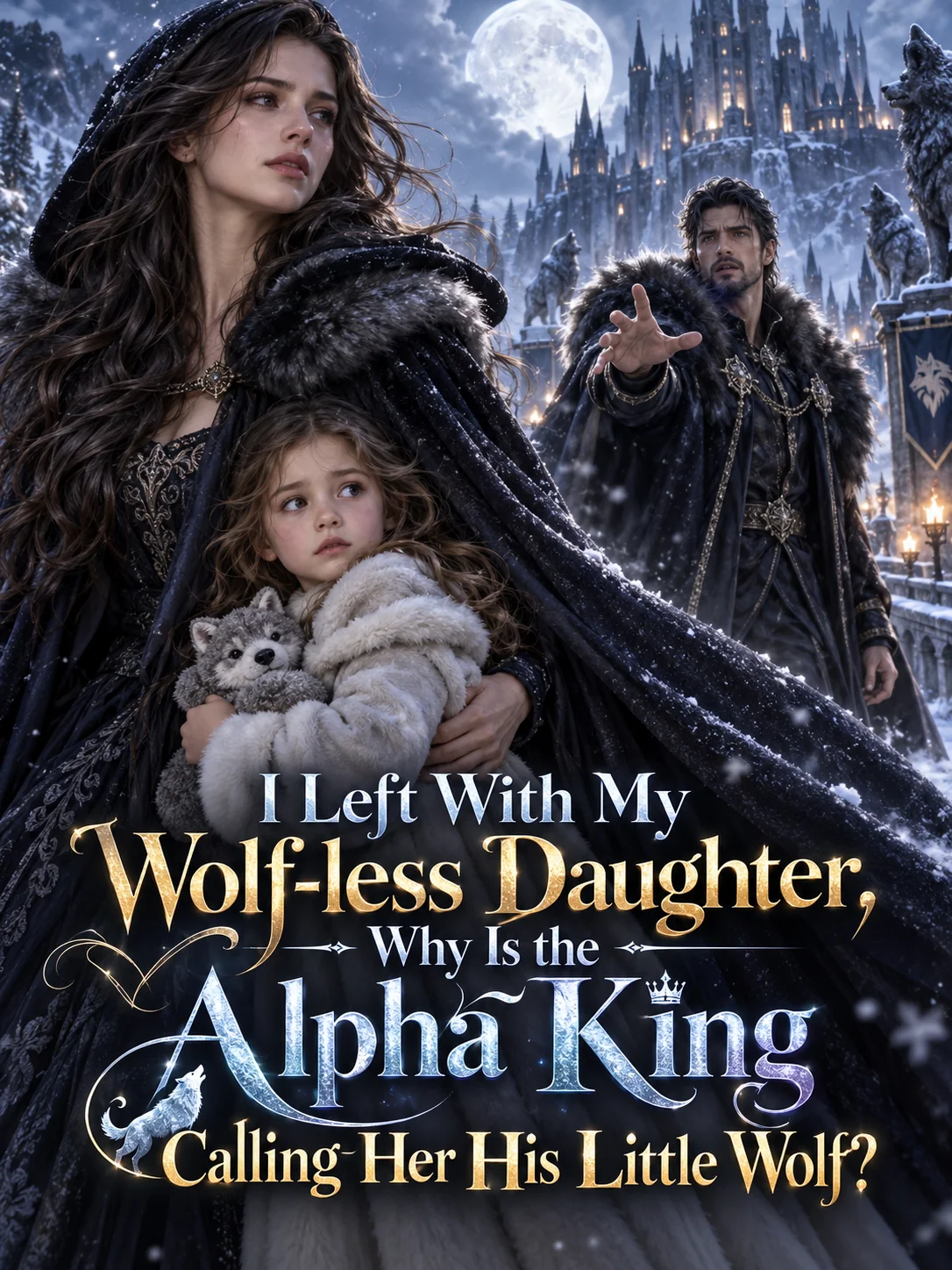 I Left With My Wolf-less Daughter, Why Is the Alpha King Calling Her His Little Wolf? Novel Cover