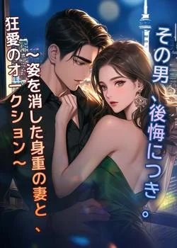 その男、後悔につき。〜姿を消した身重の妻と、狂愛のオークション〜 の小説カバー