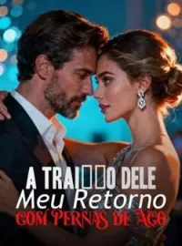 Capa do romance A Traição Dele, Meu Retorno com Pernas de Aço