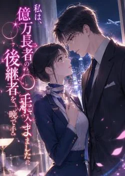 私は、億万長者の後継者を一晩で手に入れました の小説カバー