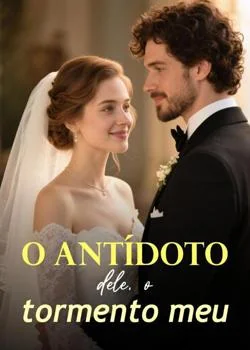 Capa do romance O antídoto dele, o tormento meu
