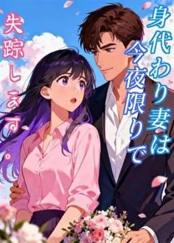 身代わり妻は、今夜限りで失踪します。 の小説カバー