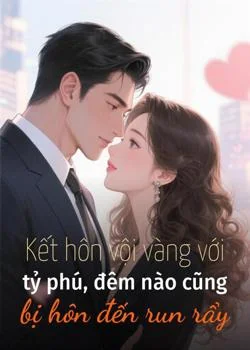 Bìa tiểu thuyết Kết hôn vội vàng với tỷ phú, đêm nào cũng bị hôn đến run rẩy