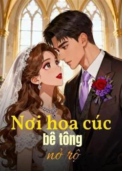 Bìa tiểu thuyết Nơi hoa cúc bê tông nở rộ