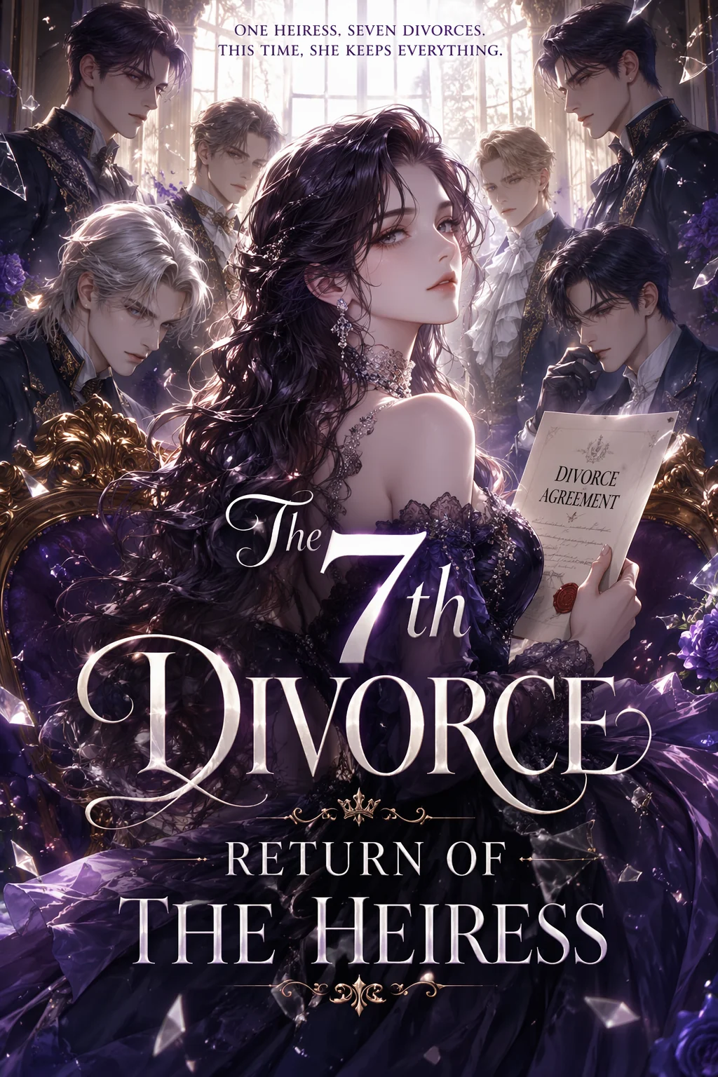 The 7th Divorce Return of the Heiress Novel Cover