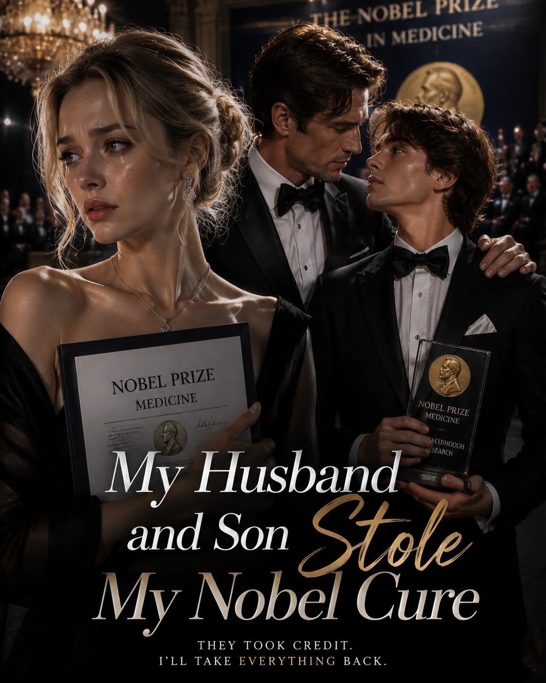 My Husband and Son Stole My Nobel Cure Novel Cover