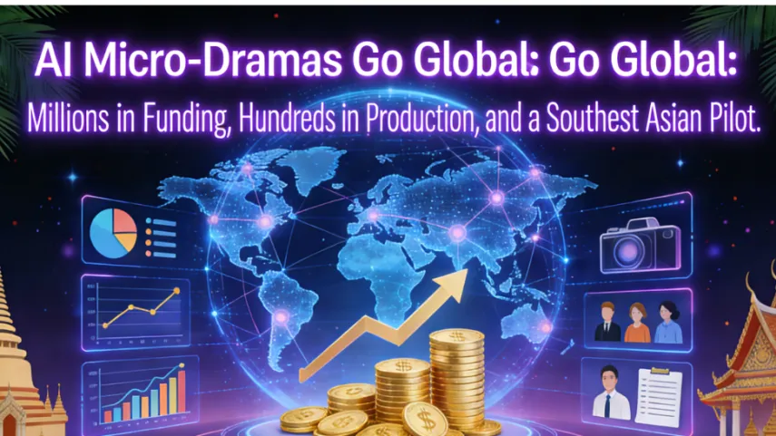 AI Micro-Dramas Go Global: Millions in Funding, Hundreds in Production, and a Southeast Asian Pilot
