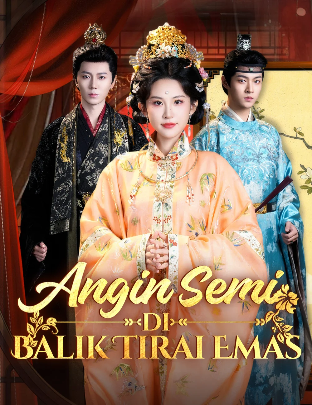 Sampul Angin Semi di Balik Tirai Emas