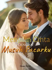 Sampul Novel Menjalin Cinta Dengan Musuh Pacarku