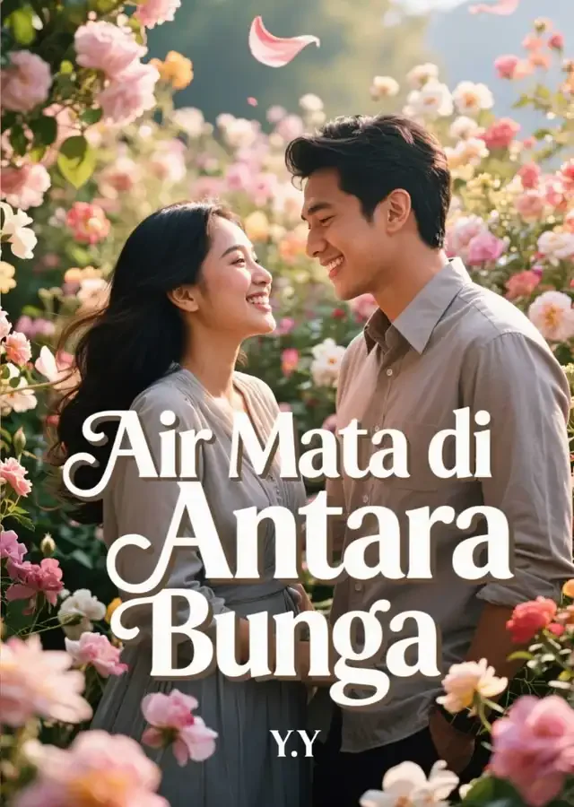 Sampul Novel Air Mata di Antara Bunga