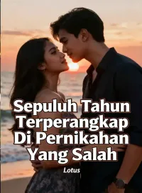 Sampul Novel Sepuluh Tahun Terperangkap Di Pernikahan Yang Salah