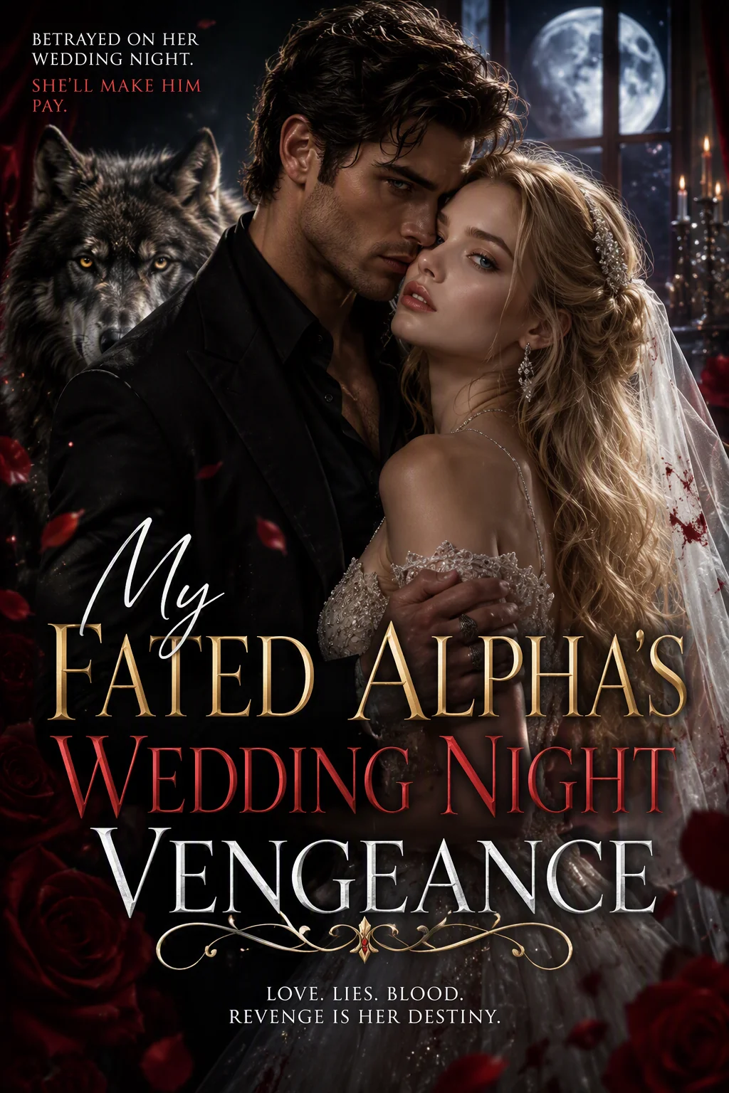My Fated Alpha's Wedding Night Vengeance Novel Cover