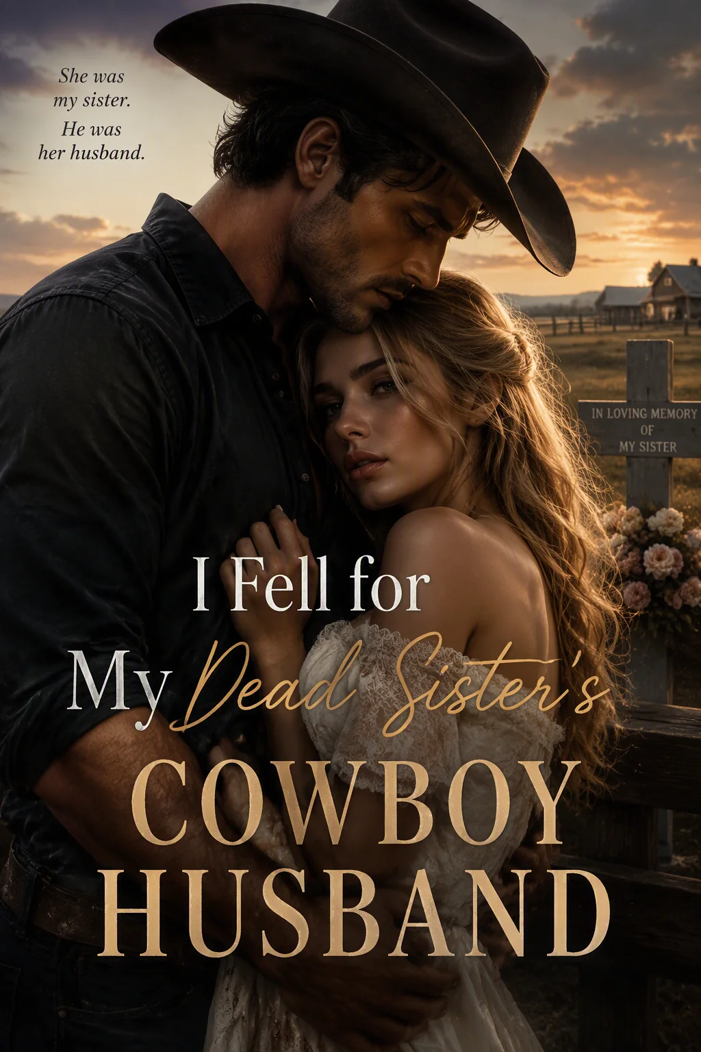 I Fell for My Dead Sister's Cowboy Husband Novel Cover