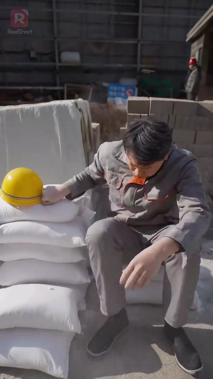 工事現場の最強お父さん写真