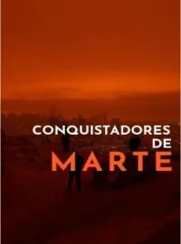 Capa do romance Conquistadores de Marte