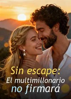 Portada de la novela Sin escape: El multimillonario no firmará