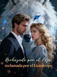 Portada de la novela Rechazada por el Alfa, reclamada por el Licántropo