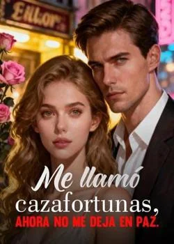 Portada de la novela Me llamó cazafortunas, ahora no me deja en paz.