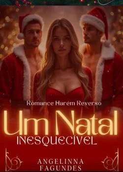 Capa do romance Um Natal Inesquecível - Romance de Harém Reverso 
