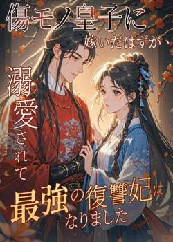 傷モノ皇子に嫁いだはずが、溺愛されて最強の復讐妃になりました の小説カバー