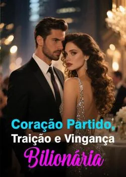 Capa do romance Coração Partido, Traição e Vingança Bilionária