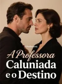 Capa do romance A Professora Caluniada e o Destino