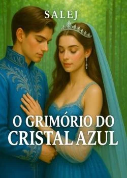 Capa do romance O Grimório do Cristal Azul