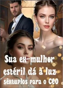Capa do romance Sua ex-mulher estéril dá à luz sêxtuplos para o CEO.