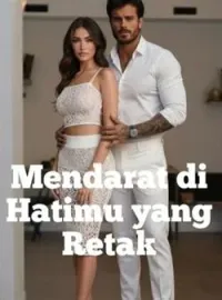 Sampul Novel Mendarat di Hatimu yang Retak