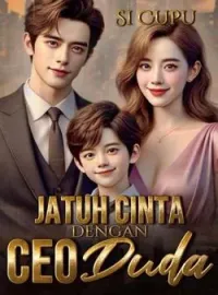 Sampul Novel Jatuh Cinta Dengan CEO Duda