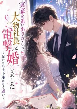 実家を追い出されたら、大物社長と電撃婚しました～兄たちの土下座はもう遅い～ の小説カバー