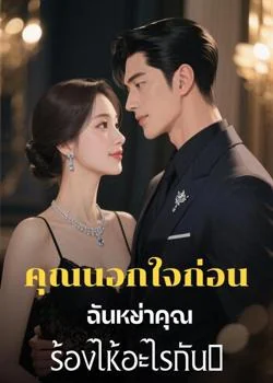 หน้าปกนวนิยาย คุณนอกใจก่อน ฉันหย่าคุณร้องไห้อะไรกัน？