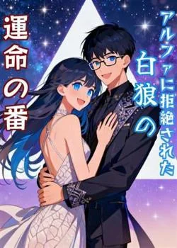 アルファに拒絶された白狼の運命の番 の小説カバー