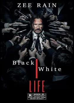 Sampul Novel Black White Life