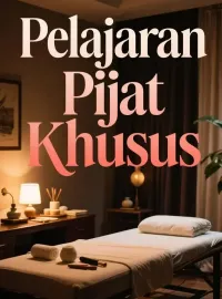 Sampul Novel Pelajaran Pijat Khusus