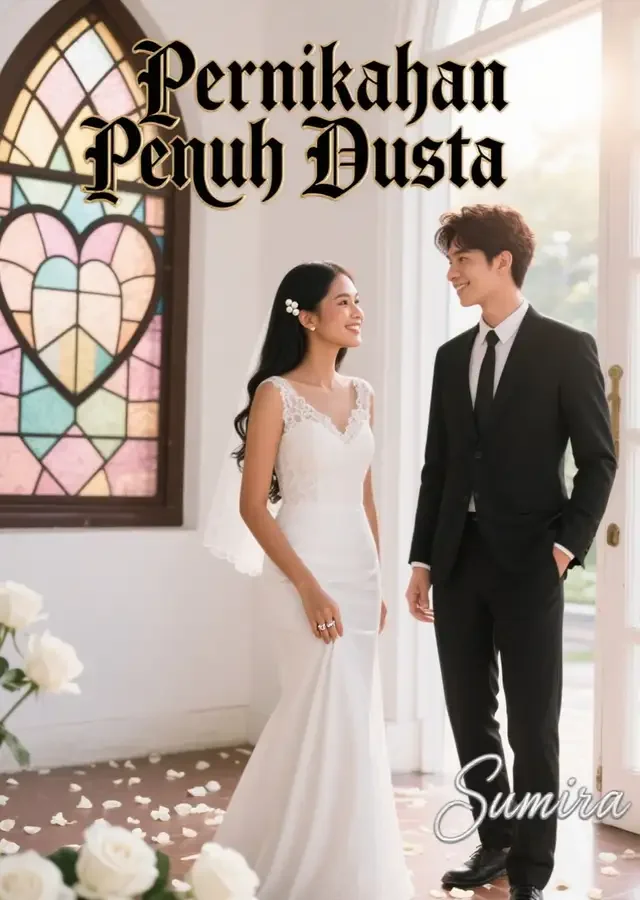 Sampul Novel Pernikahan Penuh Dusta